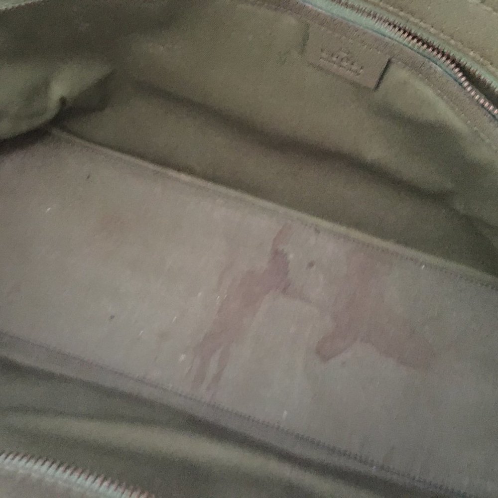 Gucci Green Studded Blondie Satchel Green GG Logo - Picture 6 of 10